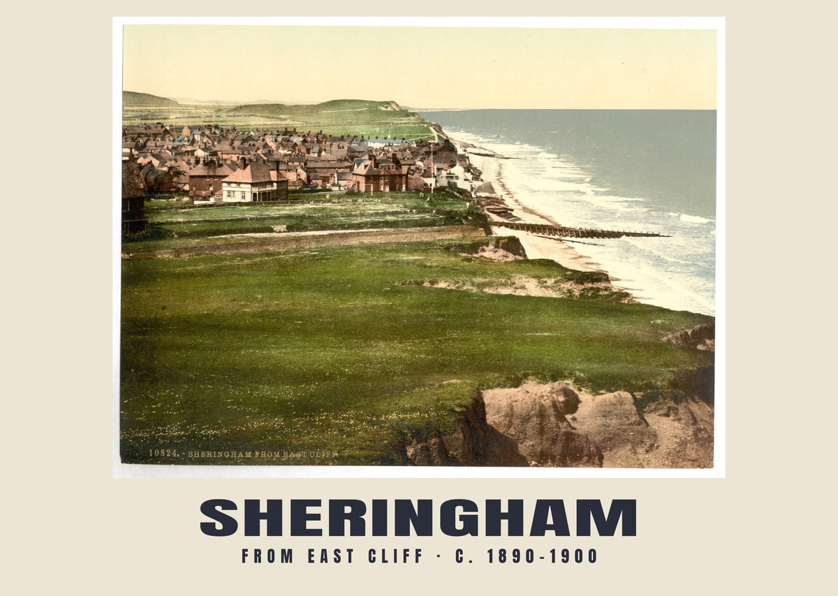 From East Cliff, Sheringham, c. 1890–1900 heritage photograph