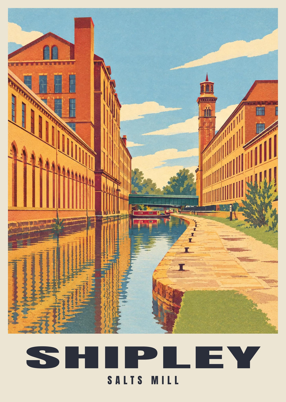 Salts Mill, Shipley Poster