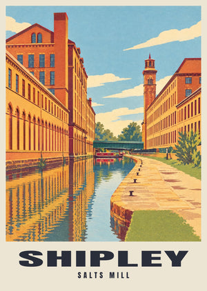 Salts Mill, Shipley Poster
