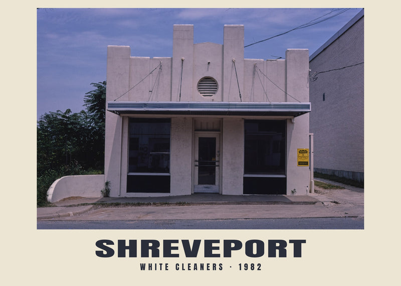 White Cleaners, Shreveport, Louisiana — 1982 · Historic photograph print