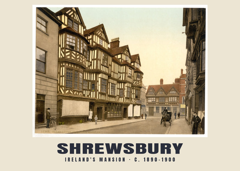 Ireland's Mansion, Shrewsbury, c. 1890–1900 Heritage Print