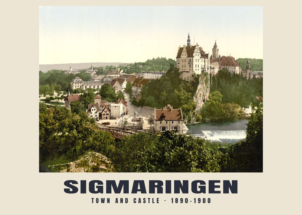 Schloss Sigmaringen, Sigmaringen — 1890–1900 · Vintage photochrom print