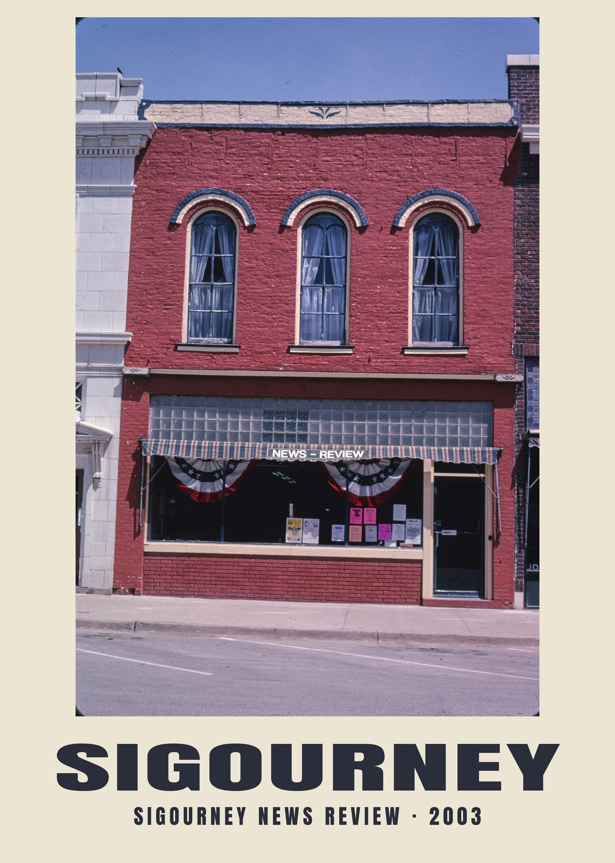 Sigourney News Review, 2003 heritage photograph