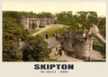 The Castle, Skipton, 1890s heritage photograph