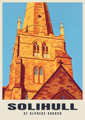 St Alphege Church, Solihull Poster