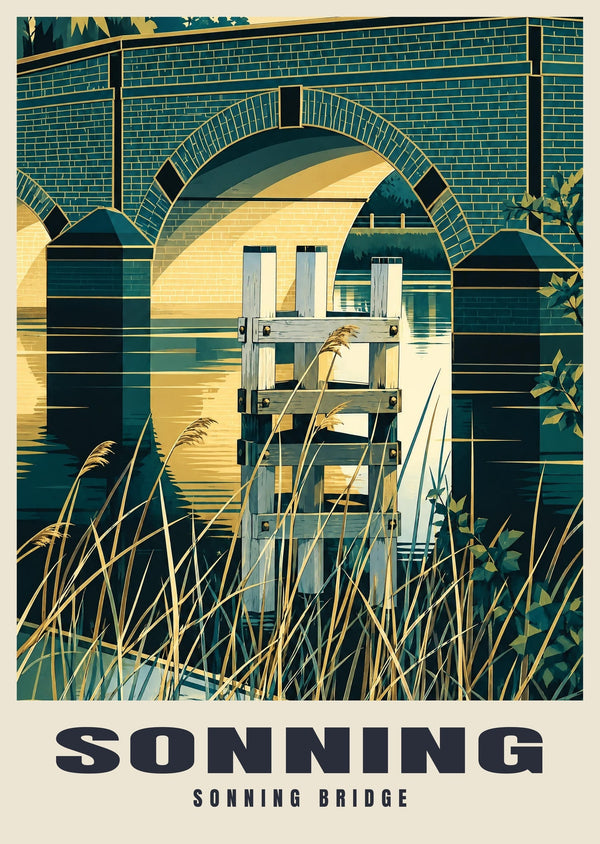 Sonning Bridge Poster
