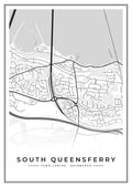 Street map poster of South Queensferry town centre, Edinburgh