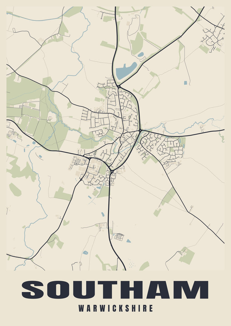 Southam Street Map Poster