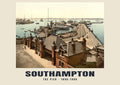 The Pier, Southampton — Vintage photochrom print, 1890–1900