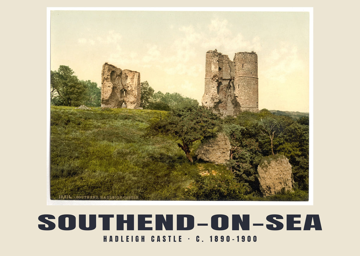 Hadleigh Castle, Southend-on-Sea, c. 1890–1900 heritage photograph
