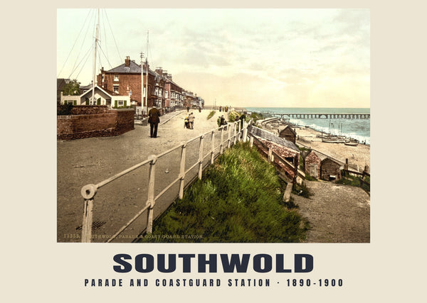 Parade and Coastguard Station, Southwold — 1890–1900