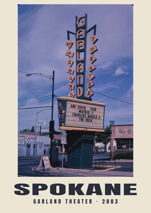 Garland Theater, Spokane, Washington — 2003 · Historic photograph print