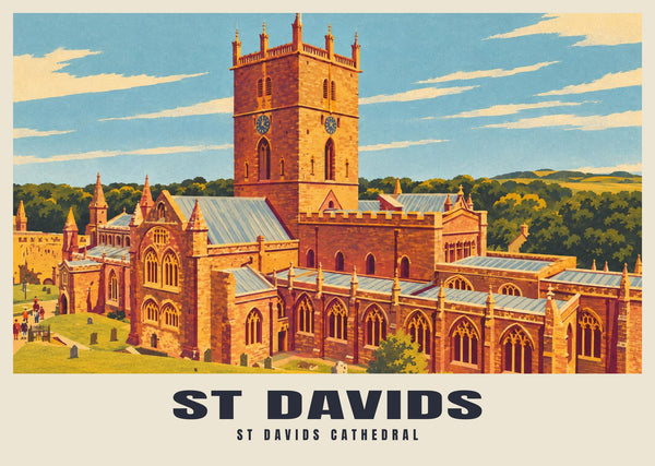 St Davids Cathedral Poster