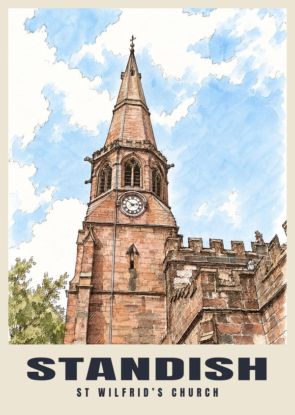 St Wilfrid’s Church, Standish Poster