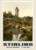Wallace Monument, Stirling, c. 1890–1900 heritage photograph