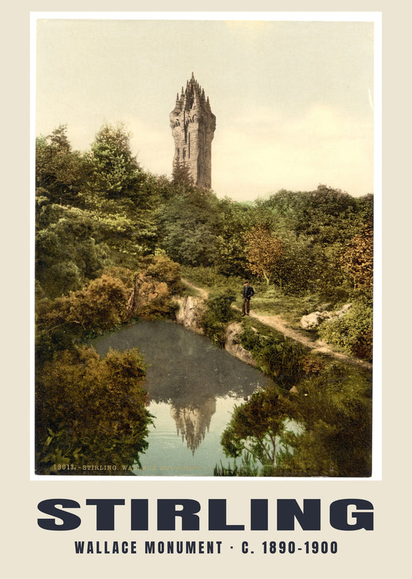 Wallace Monument, Stirling, c. 1890–1900 Heritage Print