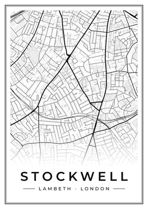 Stockwell Street Map Poster