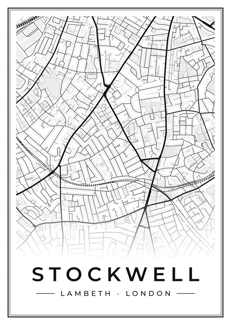 Stockwell Street Map Poster