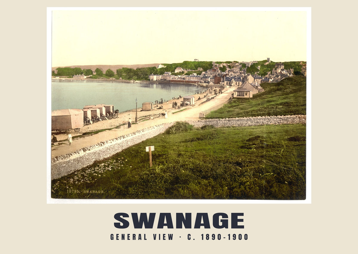 General view, Swanage, c. 1890–1900 heritage photograph