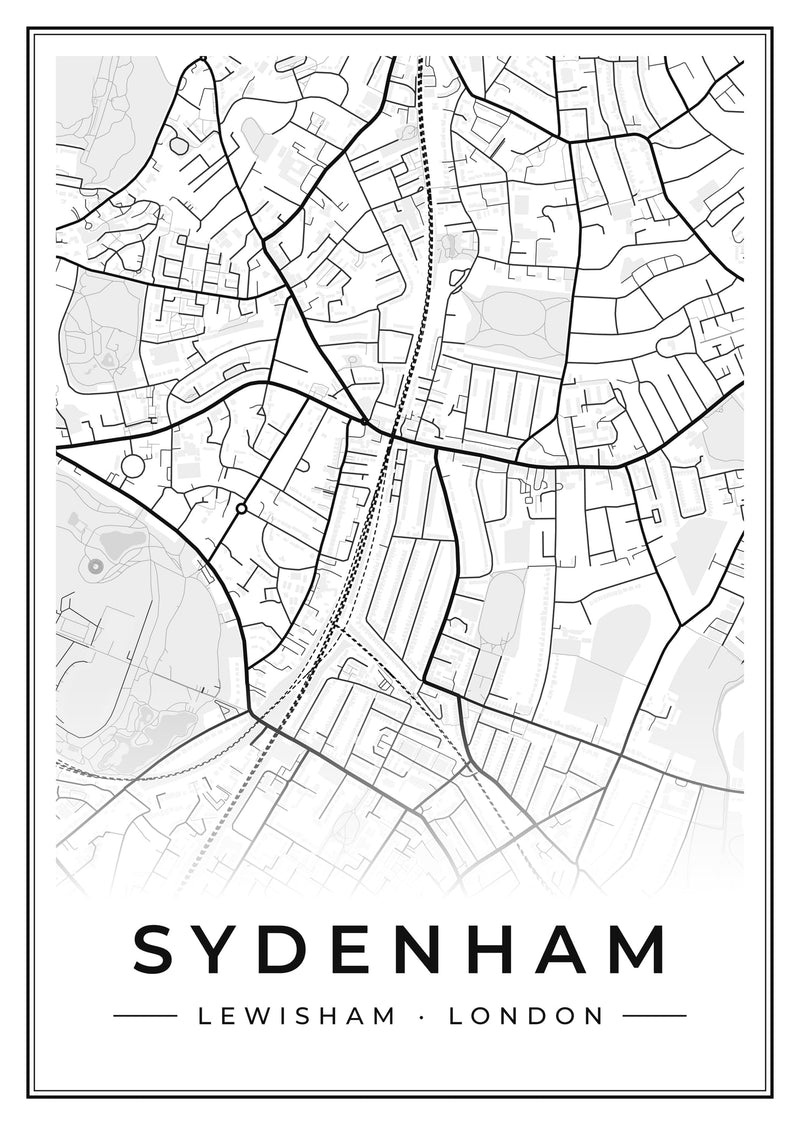 Sydenham Street Map Poster