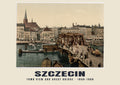 Town View and Great Bridge, Szczecin, 1890–1900 heritage photograph