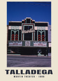 Martin Theater, Talladega, 1980 heritage photograph
