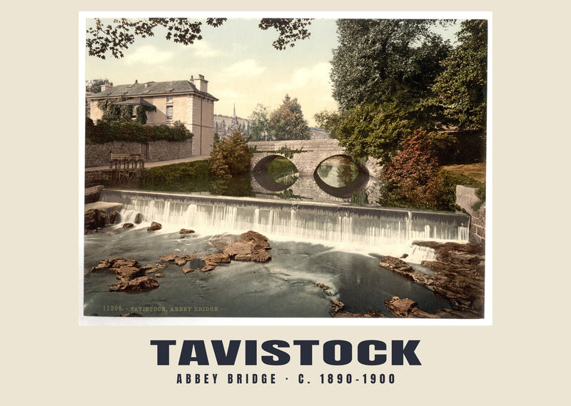 Abbey bridge, Tavistock, c. 1890–1900 Heritage Print