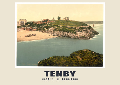 Castle, Tenby, c. 1890–1900 Heritage Print