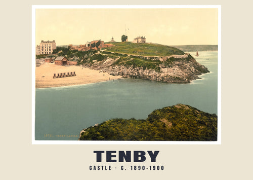Castle, Tenby, c. 1890–1900 heritage photograph