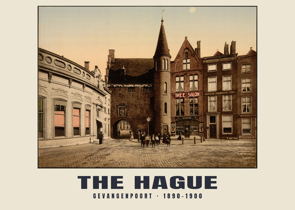 Gevangenpoort, The Hague — 1890–1900 · Vintage photochrom print