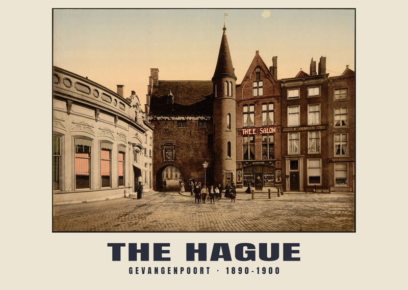 Gevangenpoort, The Hague — 1890–1900 · Vintage photochrom print