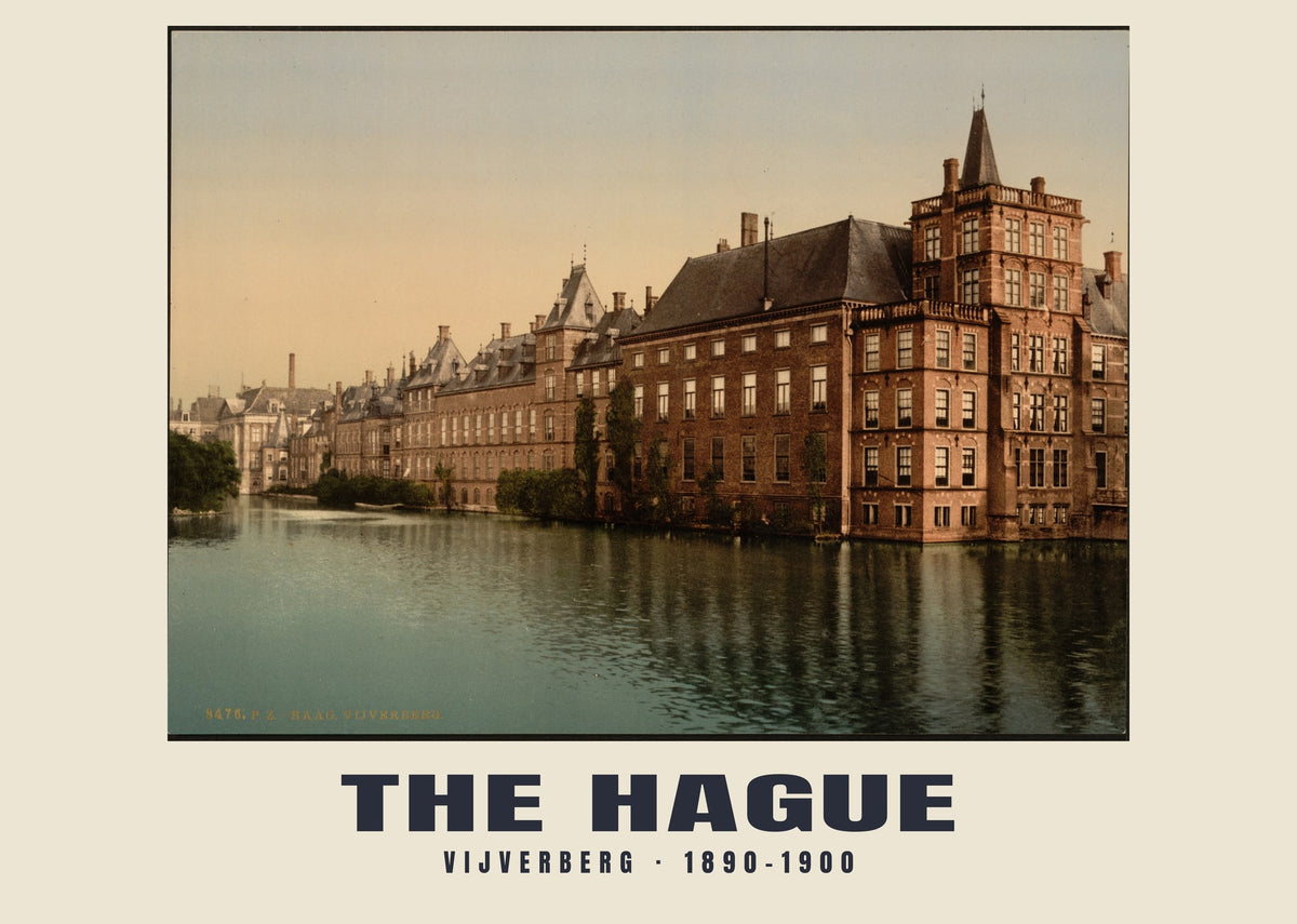 Vijverberg, The Hague, 1890–1900 heritage photograph