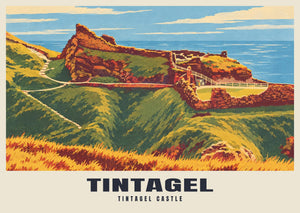 Tintagel Castle Poster