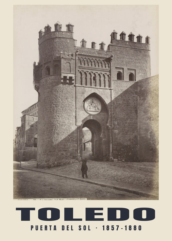 Puerta del Sol, Toledo — 1857–1880 · Historic photograph print