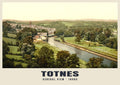 General View, Totnes, 1890s heritage photograph
