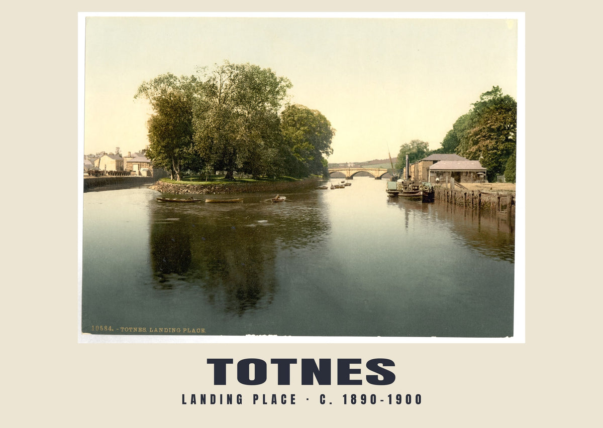 Landing place, Totnes, c. 1890–1900 heritage photograph