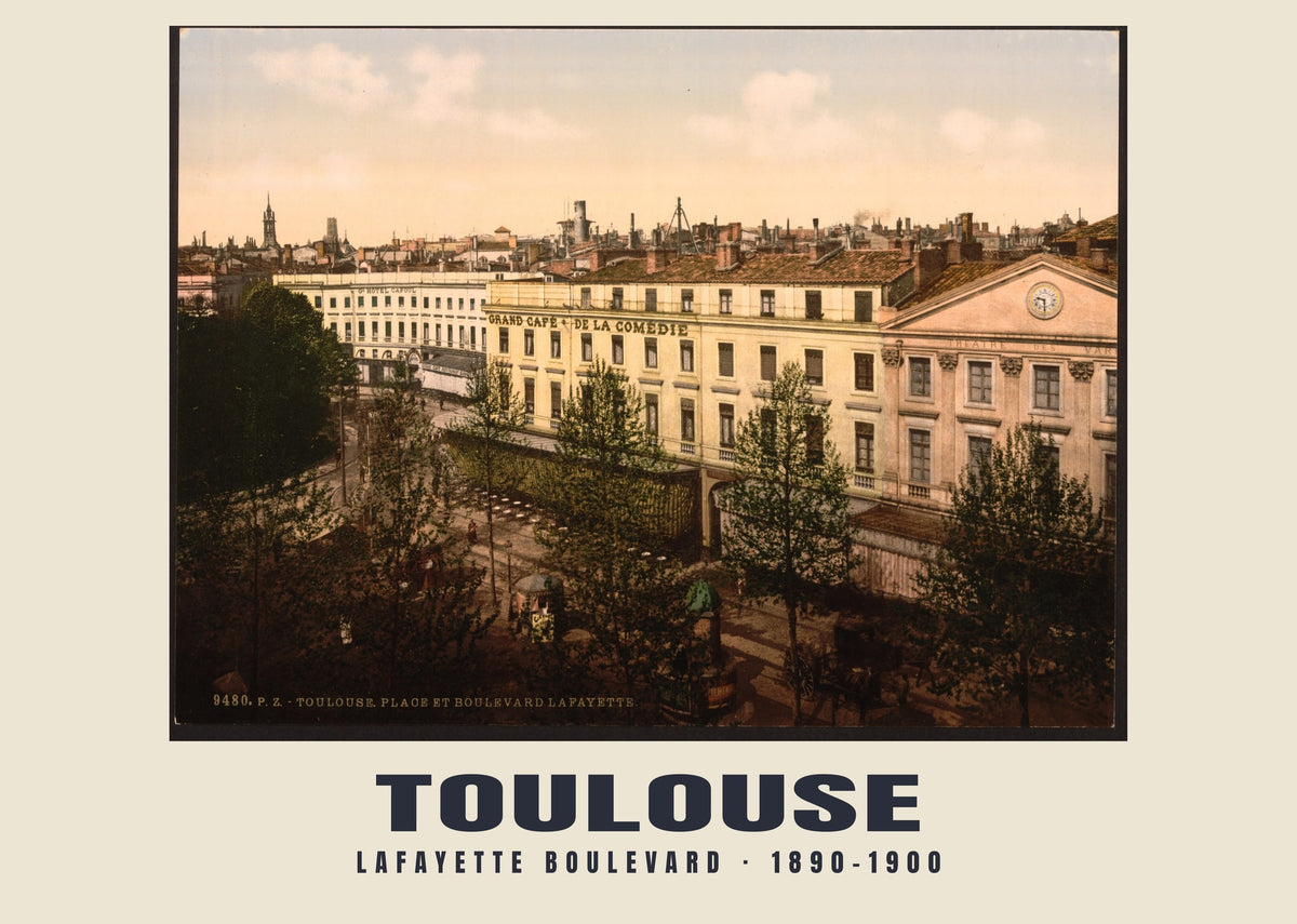 Lafayette Boulevard, Toulouse, 1890–1900 heritage photograph