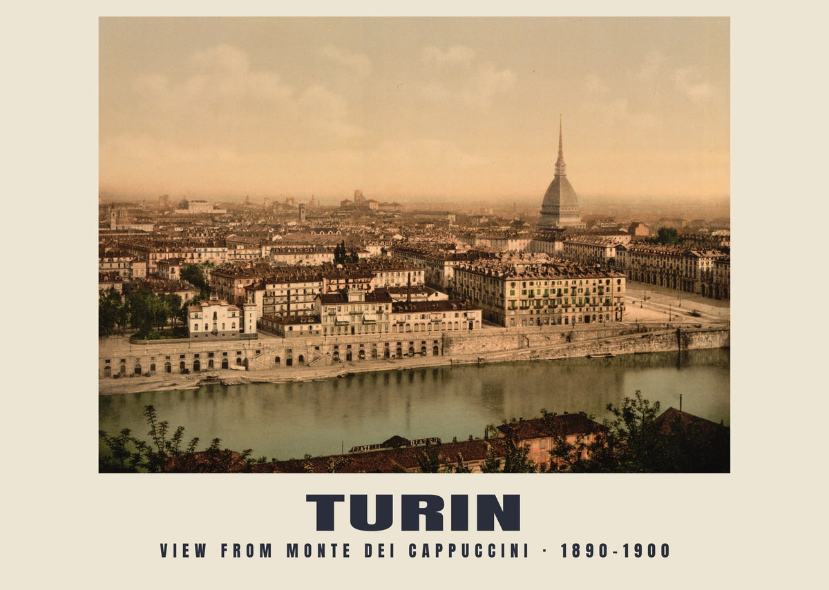 View from Monte dei Cappuccini, Turin, 1890–1900