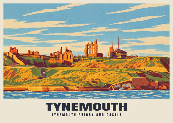 Tynemouth Priory and Castle Poster