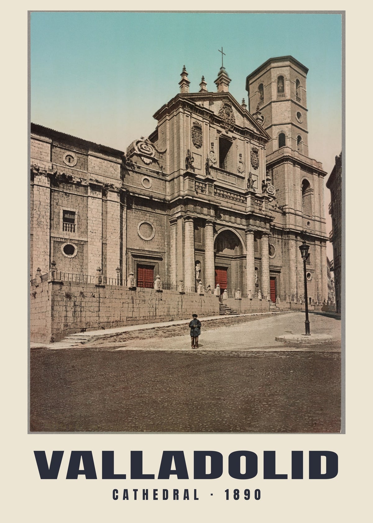 Cathedral, Valladolid, 1890 heritage photograph