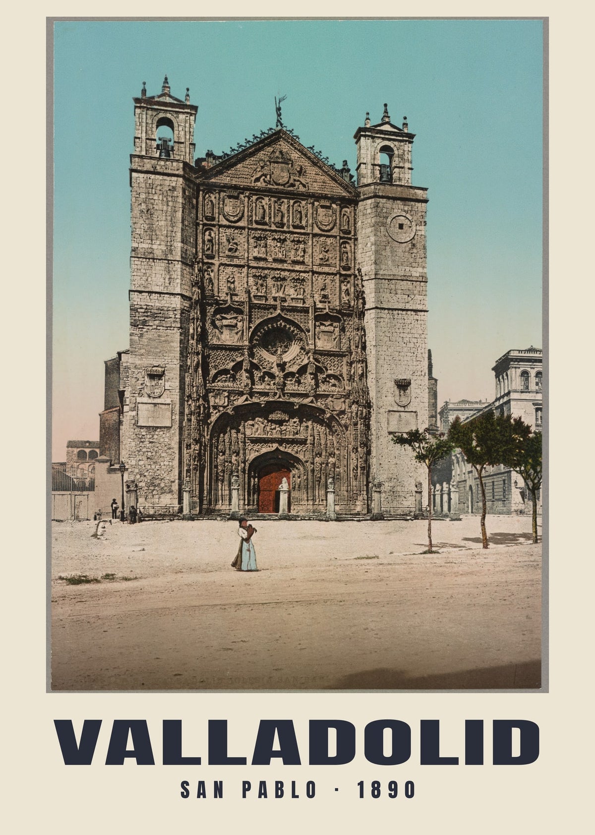 San Pablo, Valladolid, 1890 heritage photograph