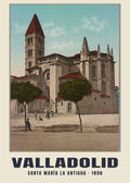 Santa María la Antigua, Valladolid, 1890 heritage photograph