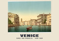 Canal and Gondolas, Venice, 1890–1900 heritage photograph