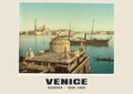Harbour, Venice, 1890–1900 heritage photograph