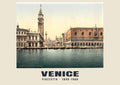 Piazzetta, Venice, 1890–1900 heritage photograph