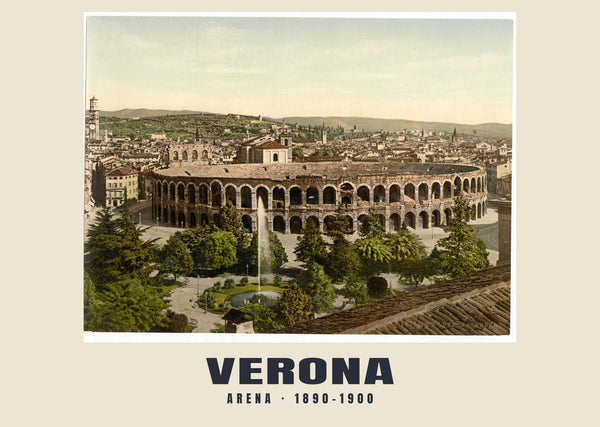 Arena, Verona — 1890–1900 · Vintage photochrom print