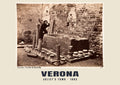 Juliet’s Tomb, Verona, 1883 heritage photograph