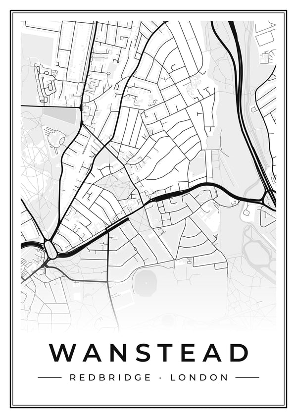 Wanstead Street Map Poster