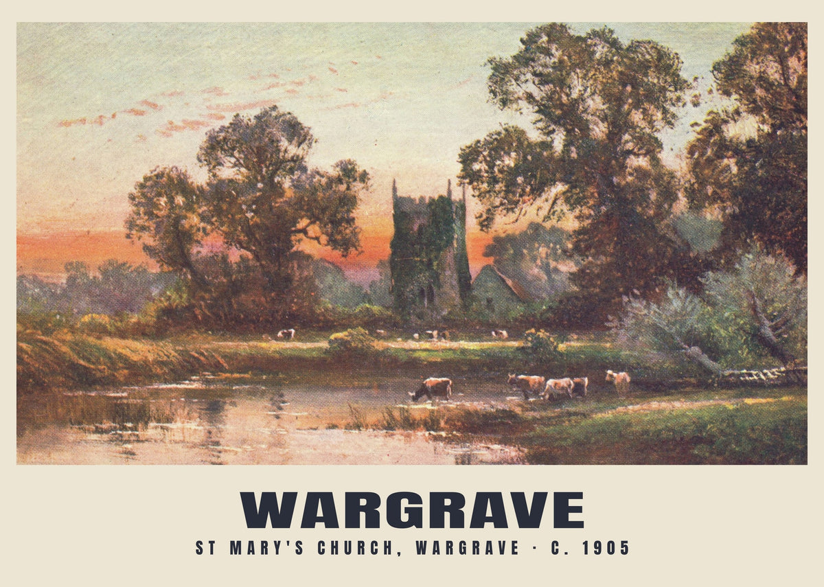 St Mary's Church, Wargrave, c. 1905 heritage photograph