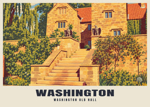 Washington Old Hall Poster
